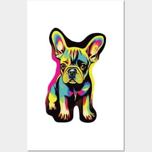 Vibrant Frenchie Posters and Art